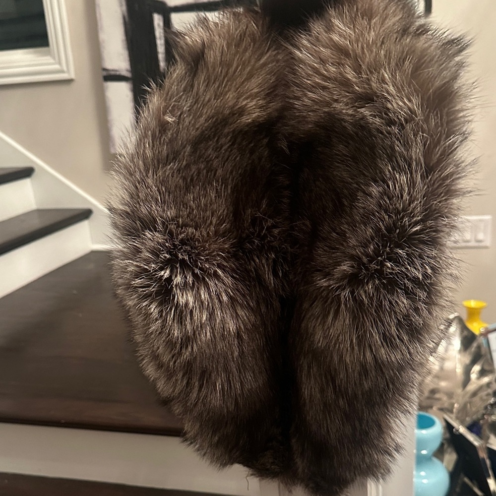 Fox Fur Oversized Pelt Collar Wrap